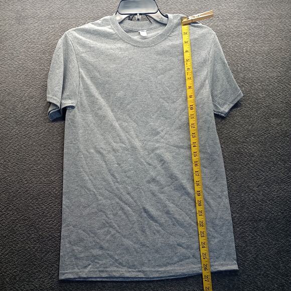 Jerzees 2pk Gray Dri-Power Tees S Workout Training Shirts Cotton Blend - Picture 1 of 7